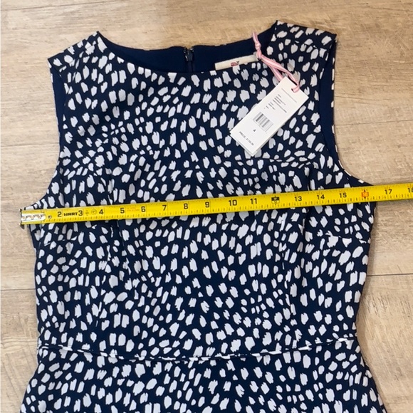 NWT Vineyard Vines Painted Dots Tiered Ruffle Dress Size 4 - Picture 8 of 10